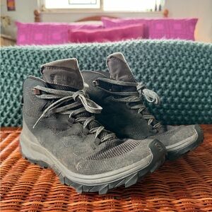 Grey Salomon X Ultra 3D hiking boots